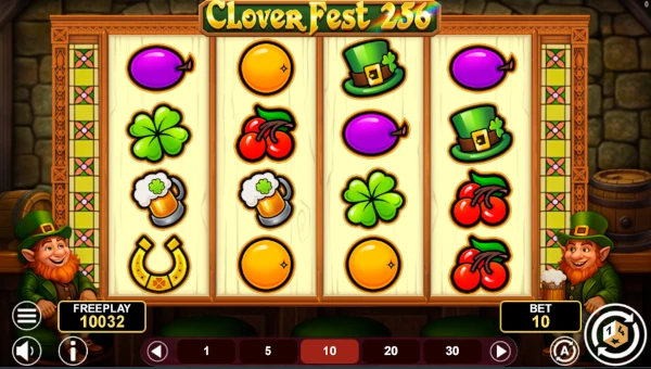Clover Fest 256 Base Game Screenshot – Showing Features