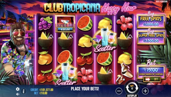 Club Tropicana Happy Hour base game review