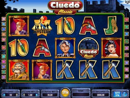 Cluedo slot free play demo is not available.