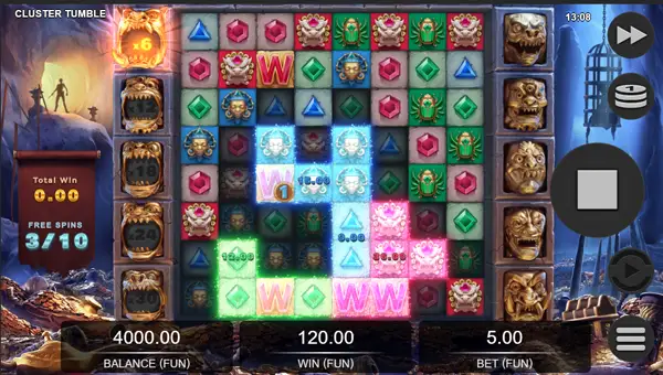 Cluster Tumble free spins