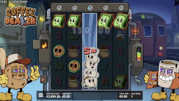 Coffee Dealer Bonus Game – Free Spins Features