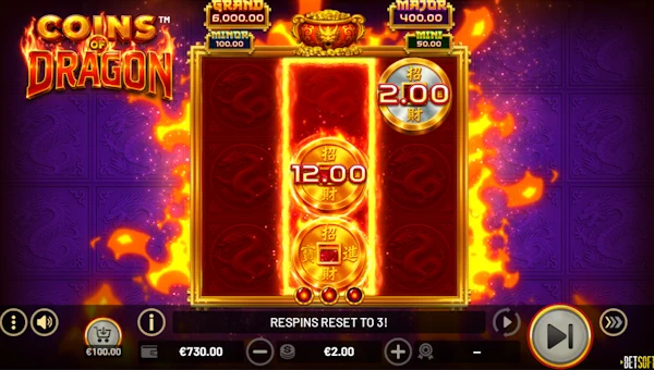 Coins of Dragon Bonus Game – Free Spins Features