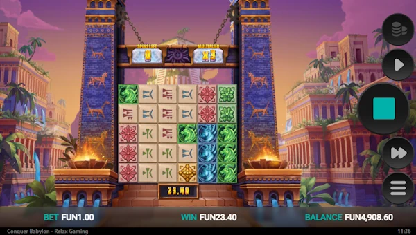 Conquer Babylon bonus game