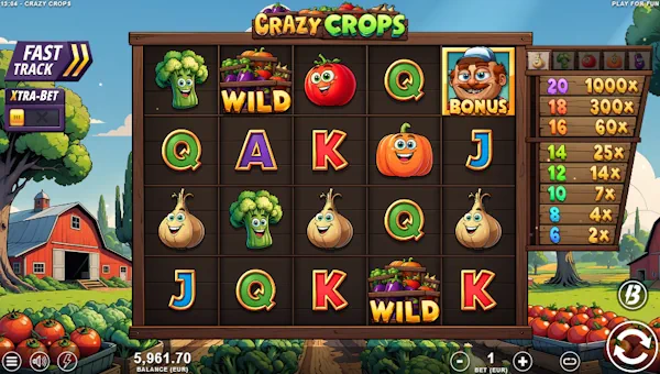Crazy Crops base game review