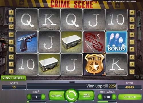 Crime Scene slot free play demo