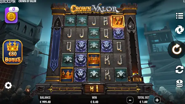 crown of valor slot overview and summary