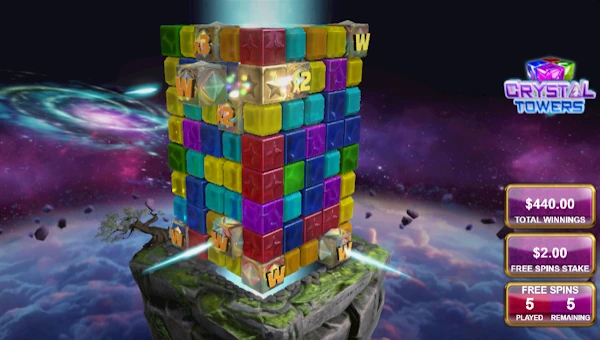 Crystal Towers bonus game