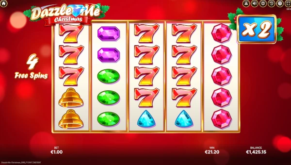 Dazzle Me Christmas bonus game