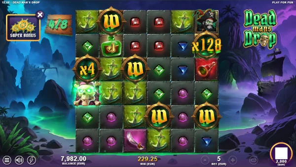Dead Mans Drop bonus game