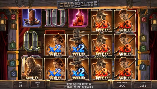 Dead or Alive 2 free spins