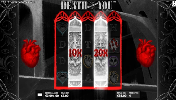 Death Becomes You Bonus Game – Free Spins Features