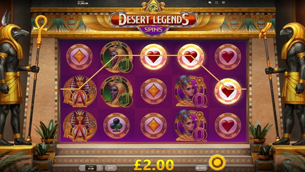 Desert Legends Spins base game review
