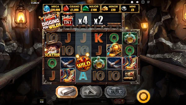 Digging for Wilds Base Game Screenshot – Showing Features