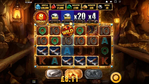 Digging for Wilds Bonus Game – Free Spins Features