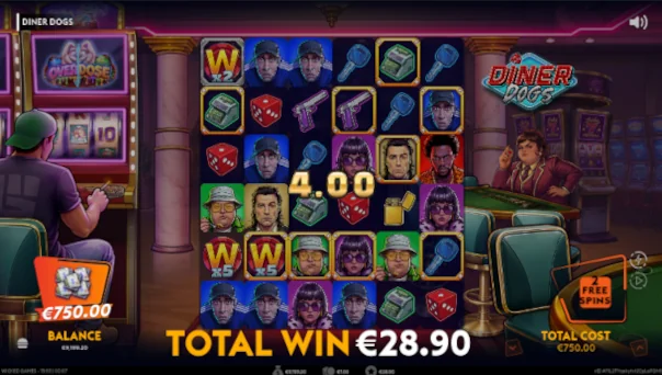 Diner Dogs Bonus Game – Free Spins Features