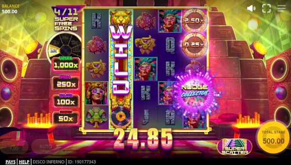 Disco Inferno Bonus Game – Free Spins Features