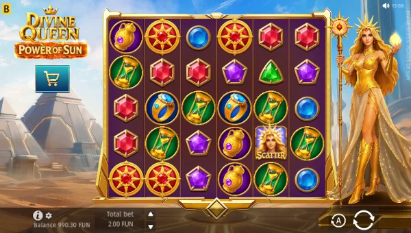 Divine Queen: Power of Sun Base Game Screenshot – Showing Features