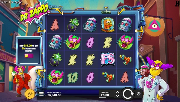 Dr Zappo Base Game Screenshot – Showing Features