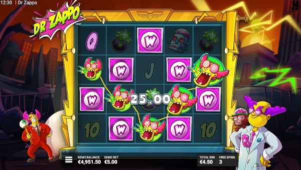 Dr Zappo Bonus Game – Free Spins Features