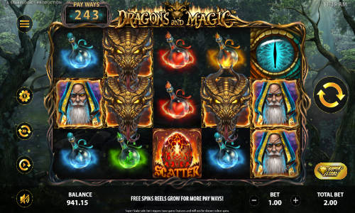 dragons and magic slot overview and summary