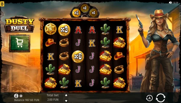 Dusty Duel Base Game Screenshot – Showing Features