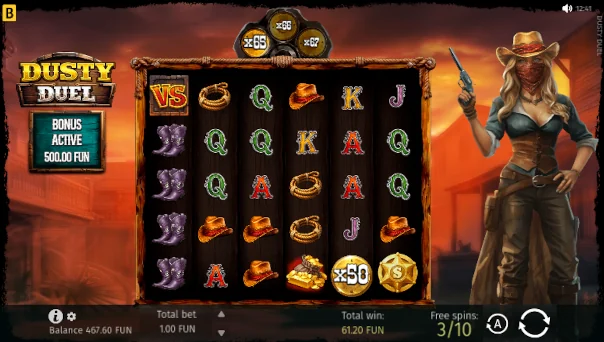 Dusty Duel Bonus Game – Free Spins Features