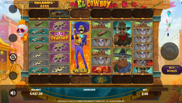 El Cowboy Megaways base game review