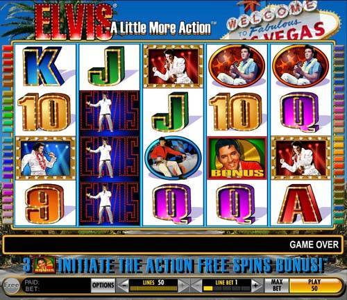 Elvis - A Little More Action slot free play demo