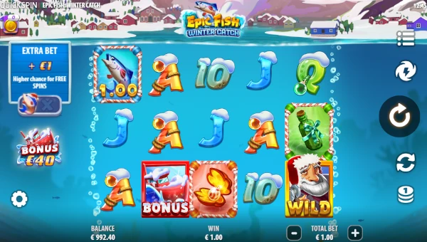 Epic Fish Winter Catch Base Game Screenshot – Showing Features