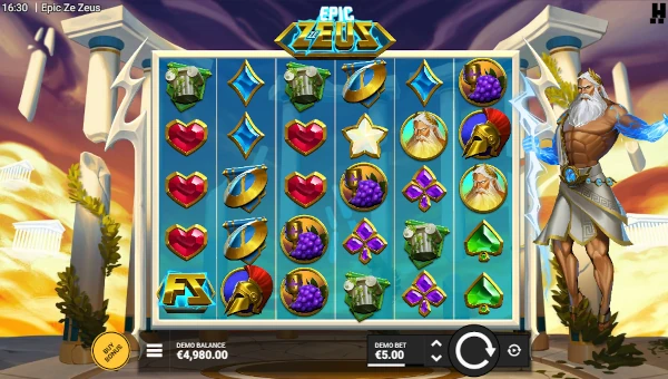 Epic Ze Zeus Base Game Screenshot – Showing Features
