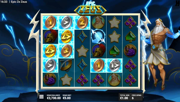Epic Ze Zeus Bonus Game – Free Spins Features