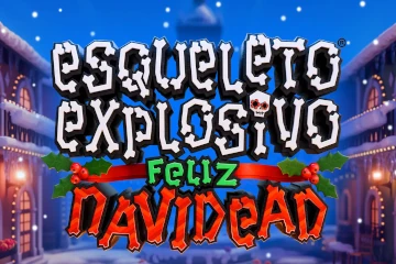 Esqueleto Explosivo Feliz Navidead