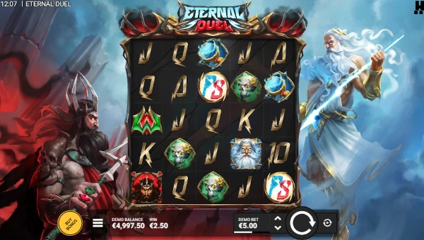 Eternal Duel Slot Base Game Screenshot