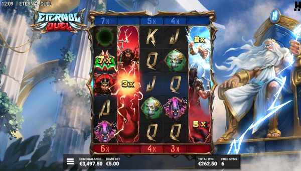 Eternal Duel Slot Free Spins Screenshot