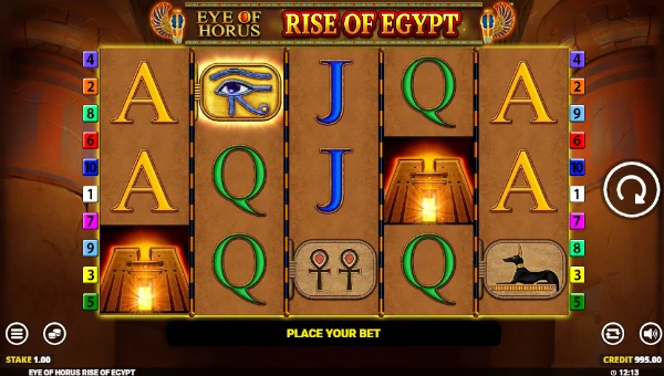 Eye of Horus Rise of Egypt base game review