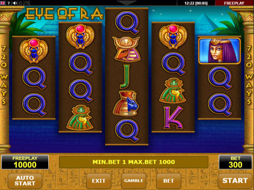 Eye of Ra slot free play demo