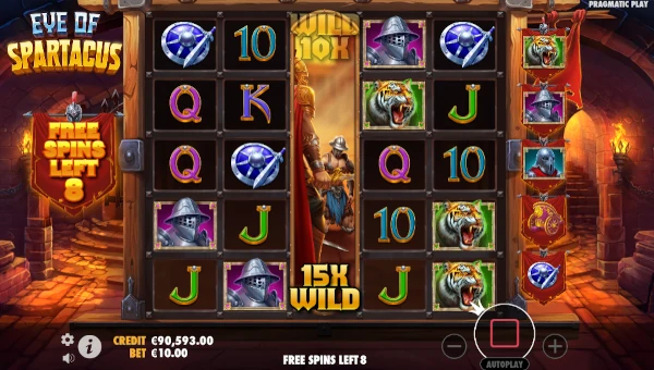 Eye of Spartacus bonus game