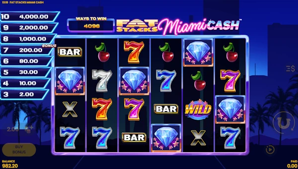 FatStacks Miami Cash base game review