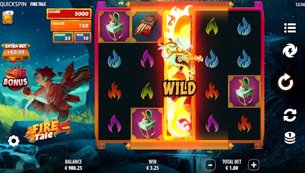 Fire Tale slot base game