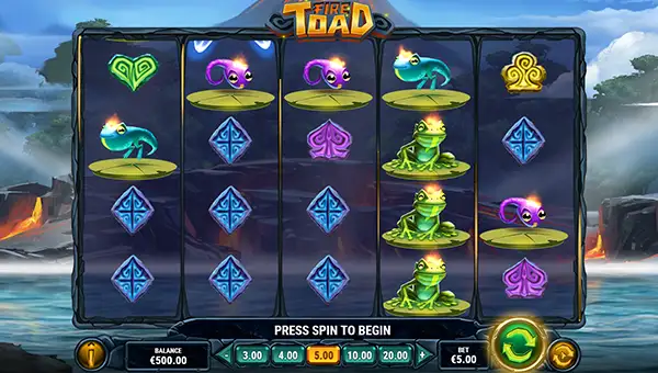 fire toad slot overview and summary