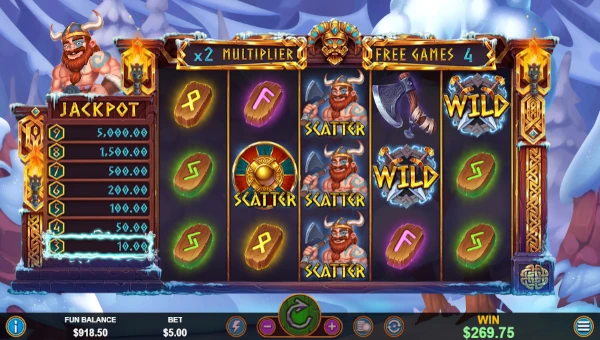 Fjords Fortune bonus game
