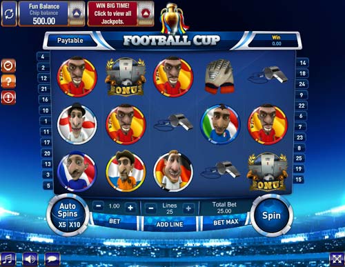 Football Cup slot free play demo