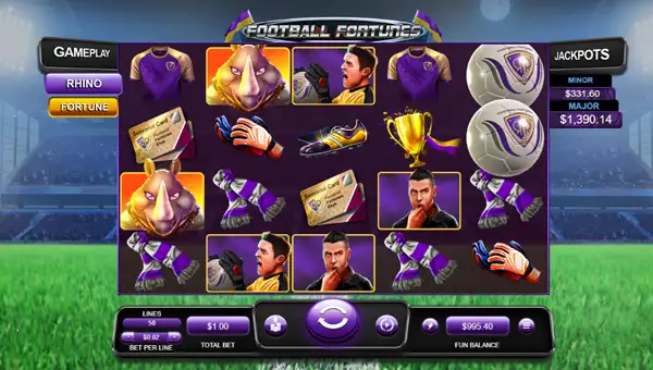 Fotball Fortunes base game review