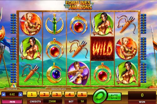 Fortunes of the Amazons slot free play demo is not available.
