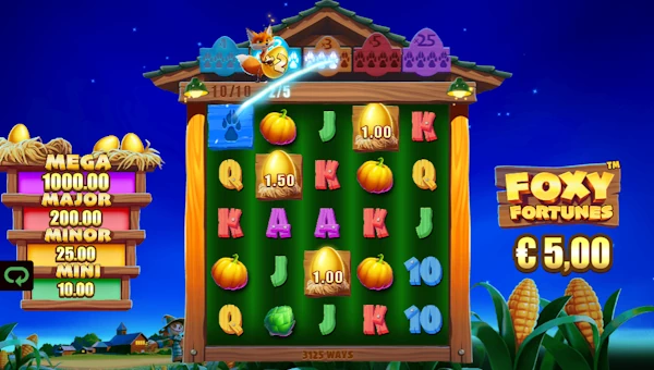 Foxy Fortunes bonus game