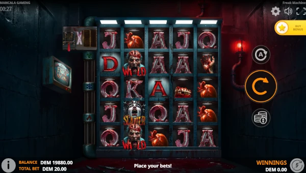 Freak Machine Base Game Screenshot – Showing Features