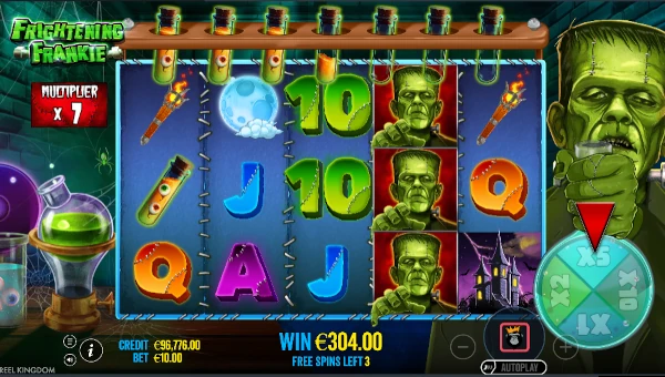 Frightening Frankie Slot Free Spins Feature