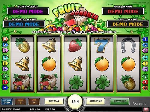 Fruit Bonanza slot free play demo