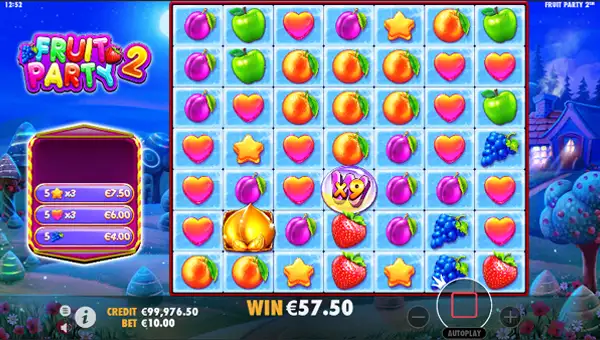 fruit party 2 free spins