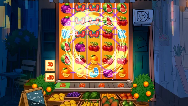 Fruit Shop Grand Re Opening Bonus Game – Free Spins Features